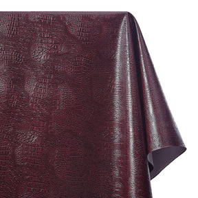 Ottertex Snakeskin Vinyl Leather Fabric SV580214 Wine Image A1
