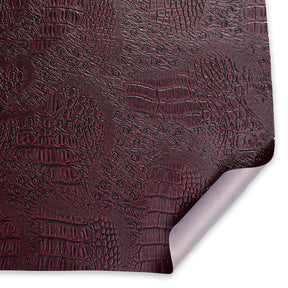 Ottertex Snakeskin Vinyl Leather Fabric SV580214 Wine Image A5