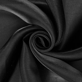 Polyester Satin Face Liquid Organza Fabric SV580216 Black 1