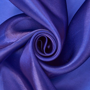 Polyester Satin Face Liquid Organza Fabric SV580225 Royal Blue 1