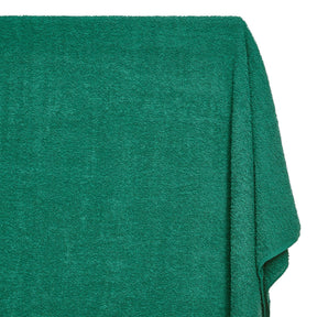 9 Oz Cotton Terry Cloth Fabric SV580280 Hunter Green 2