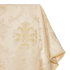 Chateau Damask Upholstery Jacquard Fabric SV580282 Beige / Yellow 1
