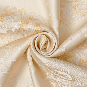 Chateau Damask Upholstery Jacquard Fabric SV580282 Beige / Yellow 2