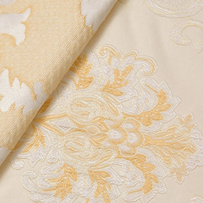 Chateau Damask Upholstery Jacquard Fabric SV580282 Beige / Yellow 3