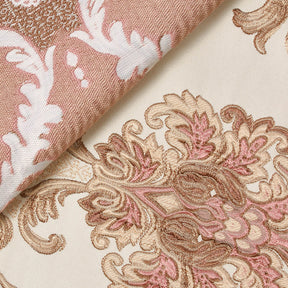 Chateau Damask Upholstery Jacquard Fabric SV580283 Rose Gold / Pink 3
