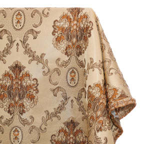 Chateau Damask Upholstery Jacquard Fabric SV580284 Bronze / Rust 1