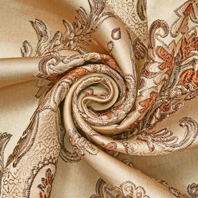 Chateau Damask Upholstery Jacquard Fabric SV580284 Bronze / Rust 2