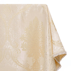 Venetian Damask Extra Wide Brocade Upholstery Jacquard Fabric SV580286 Beige / Off White 2