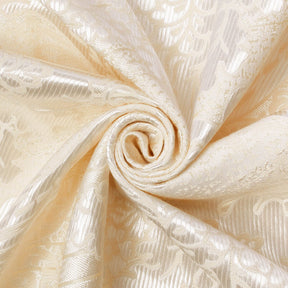 Venetian Damask Extra Wide Brocade Upholstery Jacquard Fabric SV580286 Beige / Off White 3