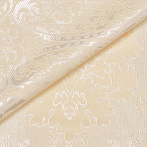 Venetian Damask Extra Wide Brocade Upholstery Jacquard Fabric SV580286 Beige / Off White 5