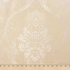 Venetian Damask Extra Wide Brocade Upholstery Jacquard Fabric SV580286 Beige / Off White 6