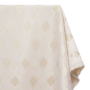 Trellis Extra Wide Brocade Upholstery Jacquard Fabric SV580287 Beige / Off White 2