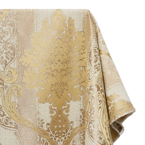 Venetian Damask Extra Wide Brocade Upholstery Jacquard Fabric SV580289 Bronze / Off White 2