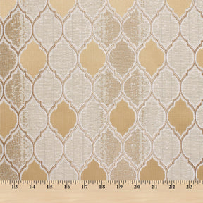 Trellis Extra Wide Brocade Upholstery Jacquard Fabric SV580293 Bronze / Off White 7