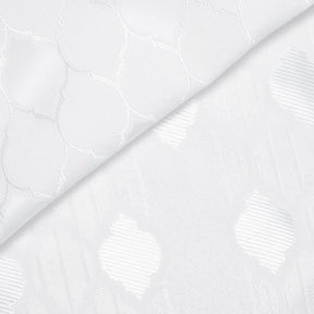 Trellis Extra Wide Brocade Upholstery Jacquard Fabric SV580295 White / White 5