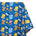 Zoo Animals Printed Cotton Flannel Fabric SV580343 Royal Blue 1