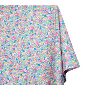 Floral Meadow Printed Cotton Flannel Fabric SV580349 Pink 1