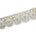 2 5 Inch Scalloped Sequin Metallic Corded Mesh Trim SV580393 Silver A2