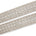 2 5 Inch Geometric Rhinestone Beaded Sequin Corded Eyelet Lace Trim SV580399 Silver A1