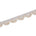 1 Inch Rhinestone Metallic Cording On Scalloped Embroidered Trim SV580415 Champagne A2