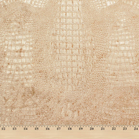 Crocodile Upholstery Velvet Fabric SV580451 Beige 4