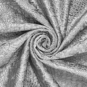 Crocodile Upholstery Velvet Fabric SV580452 Grey 2