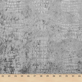 Crocodile Upholstery Velvet Fabric SV580452 Grey 4