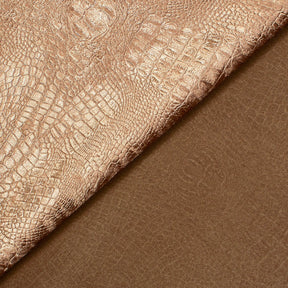 Crocodile Upholstery Velvet Fabric SV580453 Copper 3