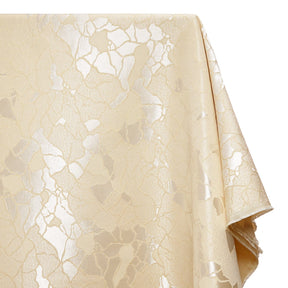 Geometric Extra Wide Upholstery Jacquard Fabric SV580456 Ivory / White 2