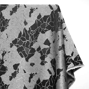 Geometric Extra Wide Upholstery Jacquard Fabric SV580457 Grey / Black 1