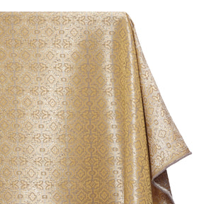 Kashmir Geometric Extra Wide Brocade Upholstery Jacquard Fabric SV580462 Gold / Lilac 2