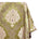 Royal Damask Chenille Upholstery Brocade Satin Jacquard Fabric SV580468 Apple Green Ivory A1