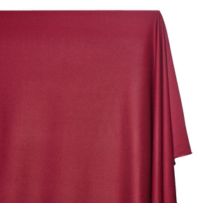 Stretch Twill French Terry Fabric SV580475 Burgundy A1