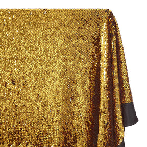Fish Scale Sequins On Dty Knit Jersey Fabric SV580666 Gold 2