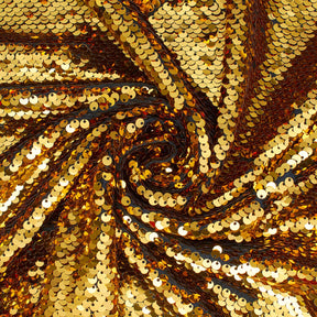 Fish Scale Sequins On Dty Knit Jersey Fabric SV580666 Gold 1