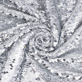 Fish Scale Sequins On Dty Knit Jersey Fabric SV580667 Silver 1