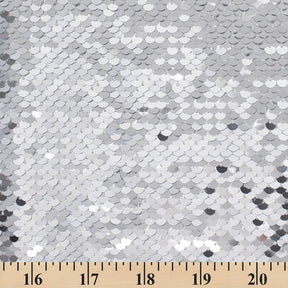 Fish Scale Sequins On Dty Knit Jersey Fabric SV580667 Silver 3