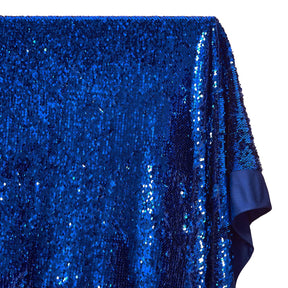 Fish Scale Sequins On Dty Knit Jersey Fabric SV580669 Royal Blue 2