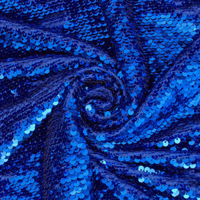 Fish Scale Sequins On Dty Knit Jersey Fabric SV580669 Royal Blue 1