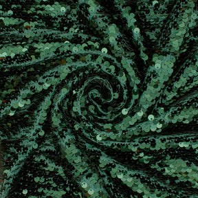 Fish Scale Sequins On Dty Knit Jersey Fabric SV580670 Hunter Green 1