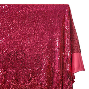 Fish Scale Sequins On Dty Knit Jersey Fabric SV580671 Fuchsia 2