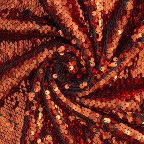 Fish Scale Sequins On Dty Knit Jersey Fabric SV580672 Copper 1