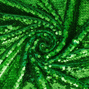 Fish Scale Sequins On Dty Knit Jersey Fabric SV580673 Kelly Green 1