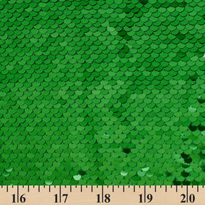 Fish Scale Sequins On Dty Knit Jersey Fabric SV580673 Kelly Green 3
