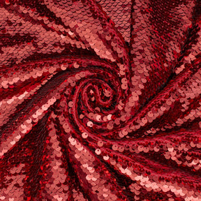 Fish Scale Sequins On Dty Knit Jersey Fabric SV580674 Wine 1