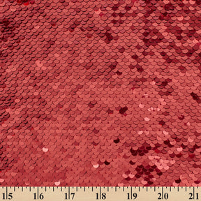 Fish Scale Sequins On Dty Knit Jersey Fabric SV580674 Wine 3