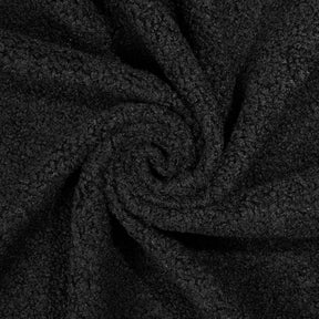 Sherpa Faux Fur Fleece With Backing Fabric Black SV580677 A2