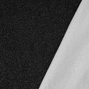 Sherpa Faux Fur Fleece With Backing Fabric Black SV580677 A5