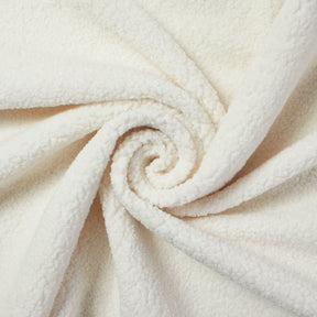 Sherpa Faux Fur Fleece With Backing Fabric White SV580678 A2