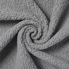 Sherpa Faux Fur Fleece With Backing Fabric Grey SV580681 A2